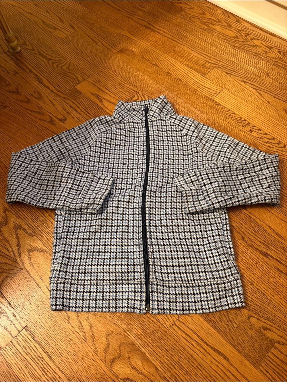 Janie and Jack Houndstooth Zip Jacket size 8